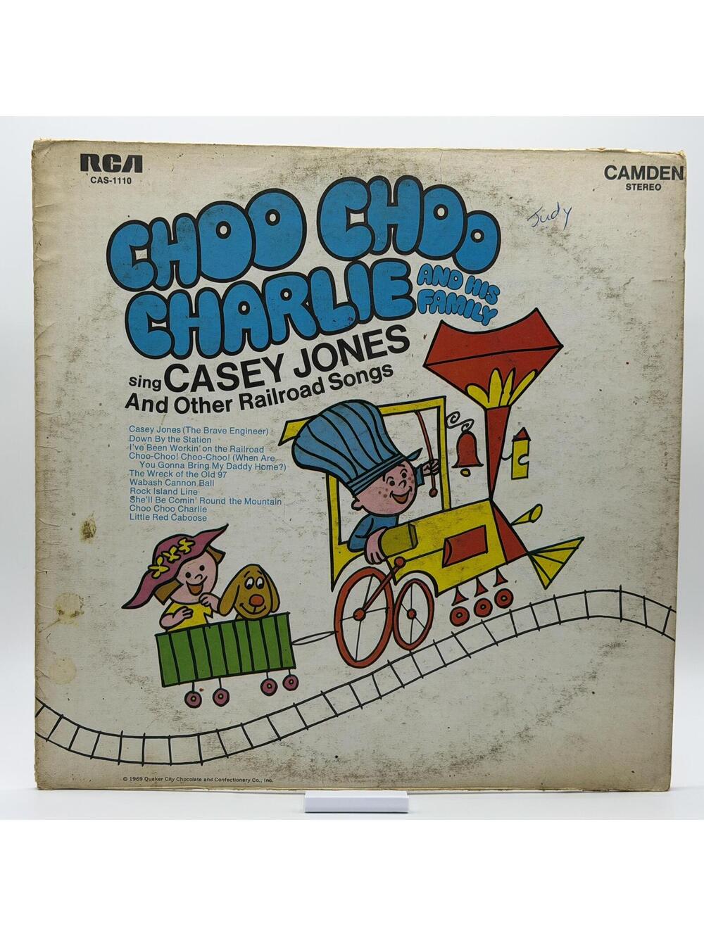 Sing Casey Jones And Other Railroad Songs (1969) - Vinyl Record LP - Children's